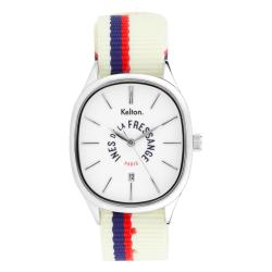 Montre Grande Colorama Sport Ecru X Ines de la Fressange 9124352 - Kelton