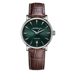 Montre Inspiration Automatique Acier Cuir Brun 2047AP16MA - Herbelin