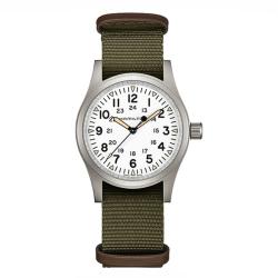 Montre Khaki Field Mechanical White Dial H69439411 - Hamilton
