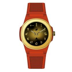 Montre Marco Polo's Journey Black Corner x Anka - Rouge & Or - Black Corner