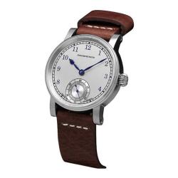 Montre Marine Vintage Cuir Marron 1007[6] - Schaumburg Watch