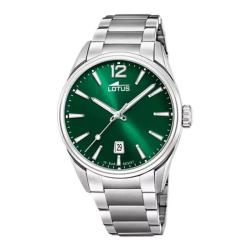 Montre Minimaliste Vert Acier 18692/4 - Lotus