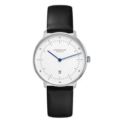 PROMO Montre Naos XS Silver Klassik Black S01-ND01-KL05 - Sternglas OCARAT.COM BIJOUTERIE N°1