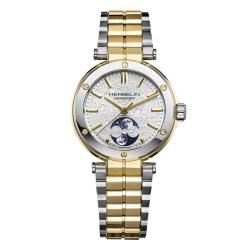 Montre Newport Auto Lady Phase De Lune Bicolore 2879BT1N11 - Herbelin