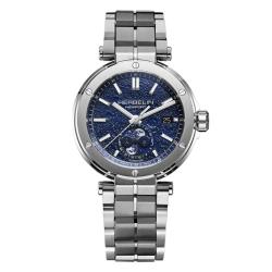Montre Newport Auto Phase De Lune Acier 2889B15 - Herbelin