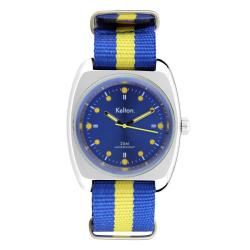 Montre RC 2 Nato bleu et jaune 9122462 - Kelton