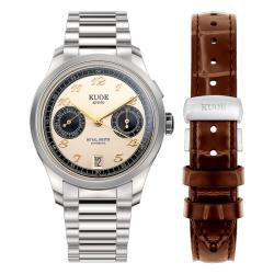 Montre Royal Smith 90-010 Automatic Panda x Vertical Brushed Dial rs90010-pa-vertical - Kuoe Kyoto