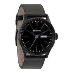 Montre Sentry Leather All Black A105-001 - NIXON
