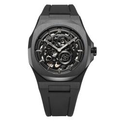 Montre Skeleton Jet Black SKRJ17 - D1 Milano
