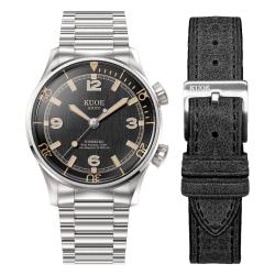 Montre Sombrero 90-011 Black Linen Textured Dial - Kuoe Kyoto