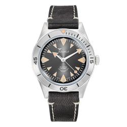 Montre Super-Squale Big Arrows Black Leather SUPERSSABK.PN - Squale