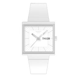 Montre What if Allwhite ? SO34W700 - Swatch