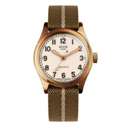 OLD SMITH 90-002 38mm Version Bronze Case Ivory Dial - Kuoe Kyoto