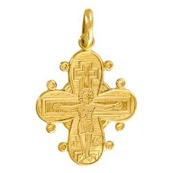 PROMO Pendentif Croix Bords Ronds en Or Jaune 750 - Vandona OCARAT.COM BIJOUTERIE N°1