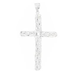 Pendentif Croix Byzantine en Argent Massif 925 - Vandona