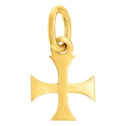 Pendentif Croix des Templiers en Or Jaune 375 ou 750 - Vandona