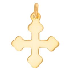 Pendentif Croix Tréflée en Or Jaune 375 ou 750 - Rosatella