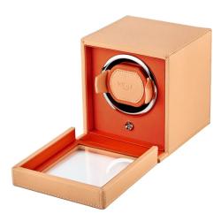 Remontoir montre Simple Orange Cubs & Cubbies avec Couvercle - Wolf 1834