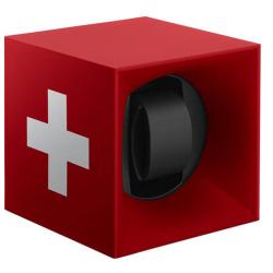 Remontoir Startbox Rouge Drapeau Suisse 300.SK01.STB004/C - SwissKubik