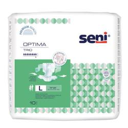 12 paquets - Changes complets SENI OPTIMA TRIO - Nuit - L - 120 unités