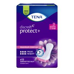 12 paquets - Tena Lady Discreet Maxi Night - 144 unités