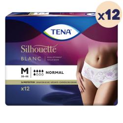 12 paquets - TENA Lady Silhouette Normal Medium - 144 unités