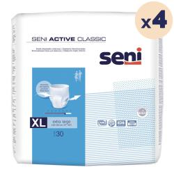 4 paquets - Pants SENI ACTIVE CLASSIC - Jour - XL - 120 unités