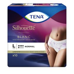 6 paquets - TENA Lady Silhouette Normal Large - 60 unités