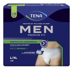 8 paquets - TENA Men Premium Fit (Niveau 4) Taille L - 80 unités