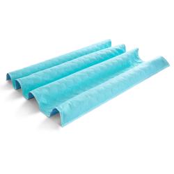 Alèses lavables absorbantes en tissu pour lit double 135 x 85cm - lot de 2 - Bleu
