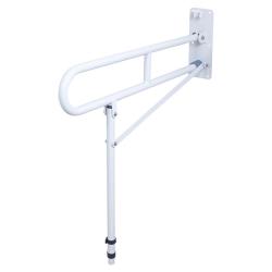 Barre d'appui rabattable avec pieds ECO - Blanc - 115 kg