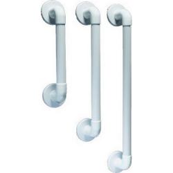 Barre d'appui droite cannelée et renforcée - Blanc - 90 kg
