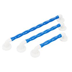 Barre d'appui droite ergonomique et renforcée - Bleu - 125 kg