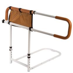 Barrière de lit rabattable - Marron - 61 cm