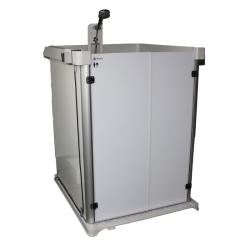 Cabine de douche PMR amovible SANIZORG - 112 cm