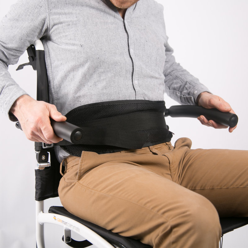 Ceinture de maintien respirante pour fauteuil roulant - Taille : 160 cm - 160 cm