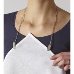 Chaîne attache serviette - Argent - 44 cm