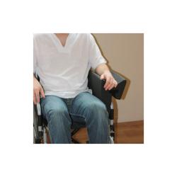 Coussin gouttière pour fauteuil roulant - Noir - 43 cm