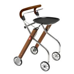 Déambulateur 4 roues Let's Go In - Silver - 28 cm