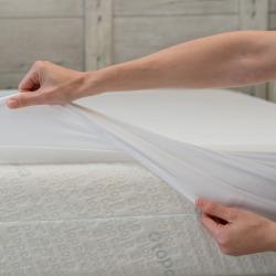 Drap housse pour incontinence Dermofresh - Blanc - 70 x 200 cm