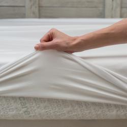 Drap housse protection intégrale incontinence BDermofresh - Taupe - 140 x 200 cm