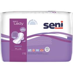 Lot de 16 - Protection anatomique féminine SENI LADY Plus (x240)