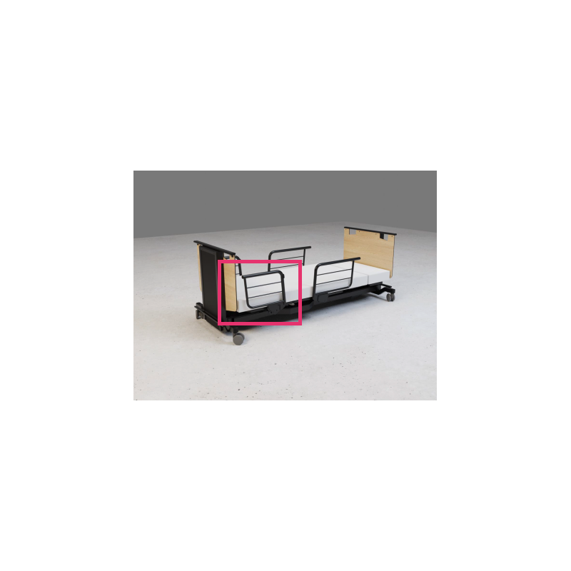 Lot de 2 barrières d'épaules pour lit ORBIT - Courtes