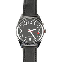 Montre parlante contraste homme malvoyant - Taille : Homme - Noir - Homme