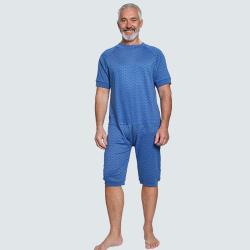 Pyjama grenouillère mixte adulte Benefactor - Taille : 1 - Gris chiné - 1