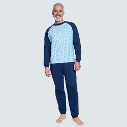 Pyjama grenouillère mixte long Hiver adulte Benefactor - Taille : 6 - 6