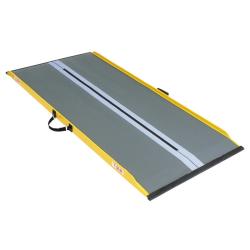 Rampe d'accès ultra légère fibre de verre - Stepless - 85 cm - Norme ERP - Aluminium avec revêtement - Poids max supporté : - 300 kg