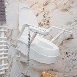Réhausseur de toilettes releveur sur batterie E-TSE - 40,6 cm