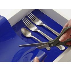 Rouleau antidérapant découpable Tenura - Taille : 40 cm x 2 m - Bleu - 40 cm x 2 m