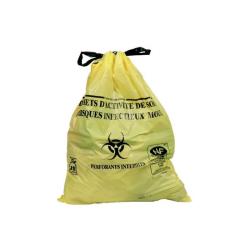 Sacs dasri - 50 L - Rouleau de 25 - Jaune